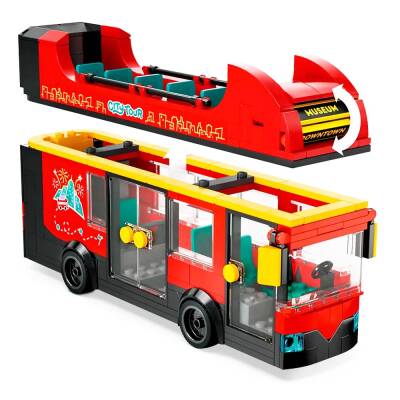 Lego 60407 RED DOUBLE DECKER SIGHTSEEIN ORG - 5