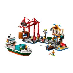 Lego 60422 SEASIDE HARBOR WITH CARGO SHIP ORG - 4