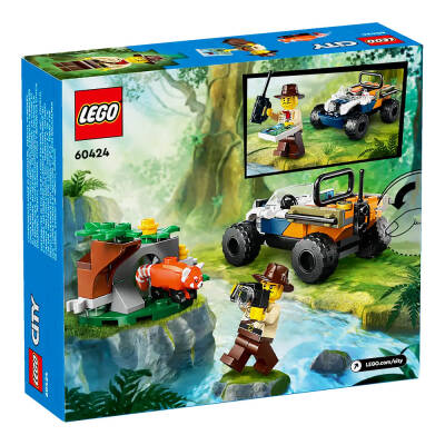 Lego 60424 JUNGLE EXPLOWER ATV RED PAND ORG - 6